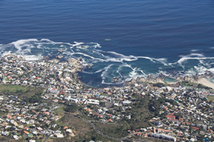Camps Bay from Table Mountain