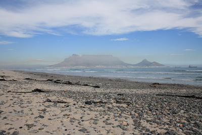 Cape Town and Table Mountain from Blouberg