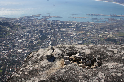 Cape Town City and Harbour from Table Mountain
