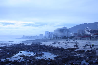 Sea Point beach and buildings