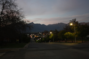 Cape Town Tulbagh at Night