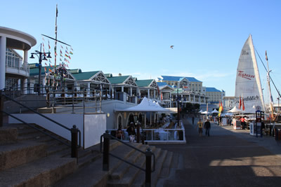 Cape Town Victoria and Alfred Waterfront and Shopping center